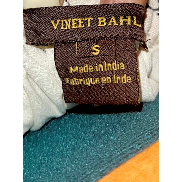 Anthropologie Vineet Bahl Devi Boho Embroidered Tie Waist Midi Skirt Out… - Picture 3 of 8